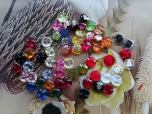 包邮 12.5mm多款 彩色亚克力衬衣扣高档女士10颗起卖满20元