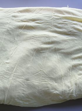 超薄高弹嫩黄色两面弹布面料0.7斤松紧弹力布料亲肤柔软内衣内衬