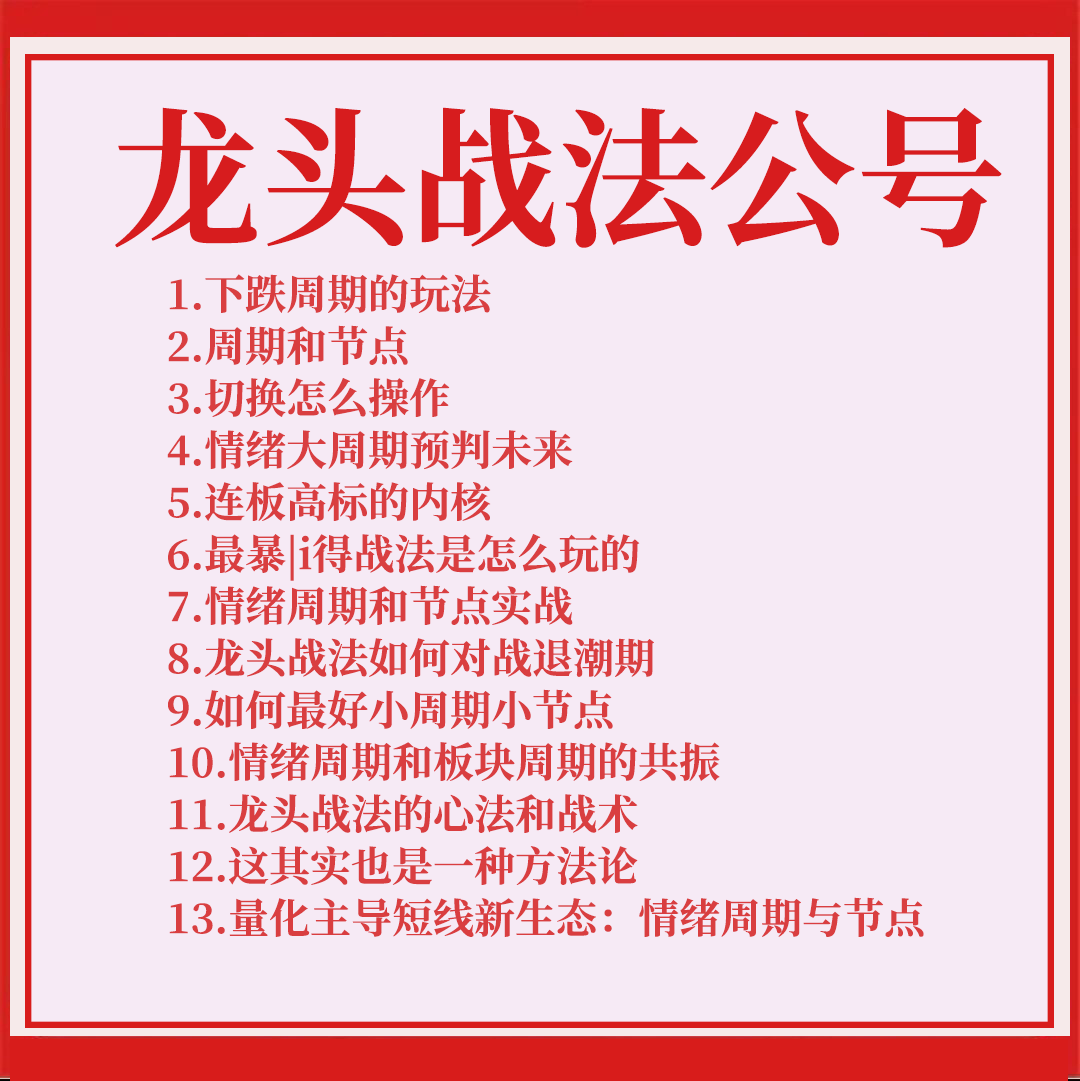 妖股是如何抱团的市场大局观大周期框架量化主导短线新生态