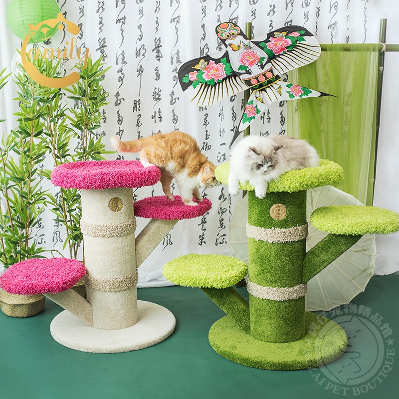Camily竹青青竹林猫爬架