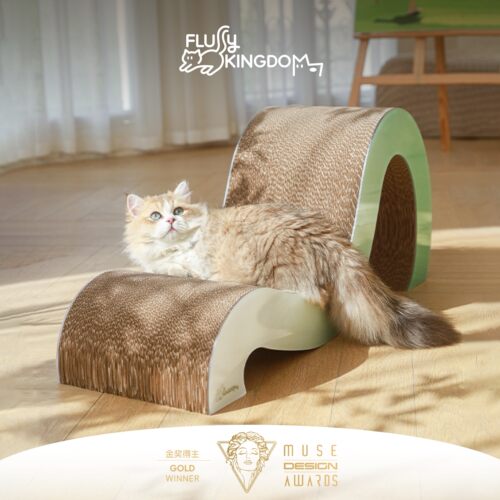 巨型多功能多维曲面猫抓板