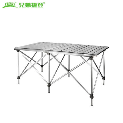 兄弟捷登BRS-Z32兄弟双桌户外休闲可调节升降收纳折叠桌铝合金桌