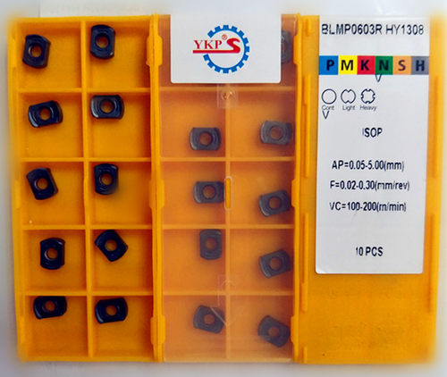 数控铣刀片 BLMP0603R-HY1308双2面四刃快进给铣刀片与特固克通装