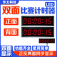 双面显示led电子计时器比赛专用大屏定制拍打运动跑步会议面试用