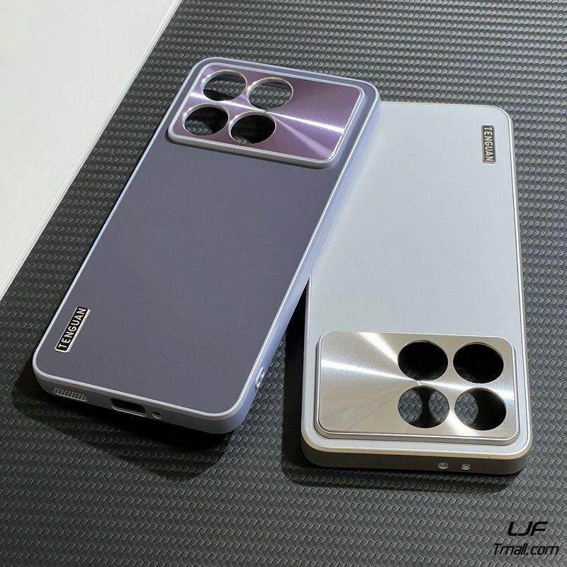 新元素金属k80磨砂面适用红米K70Pro手机壳Turbo4/3简约Note14pro