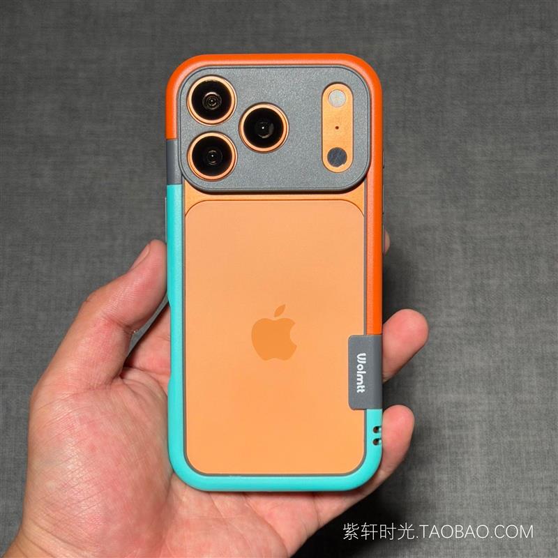 镂空纯边框硅胶套撞色适用iPhone17pro苹果18promax手机壳16pro透气散热15plus防滑13/12无背板mini简约创意