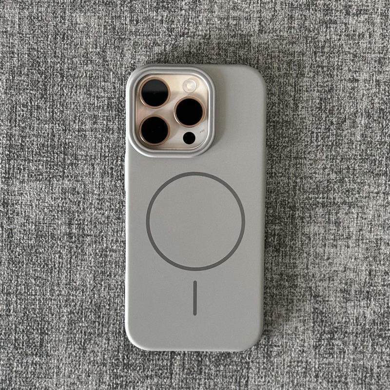 Beats同款钛灰色Magsafe磁吸充电适用苹果16手机壳15