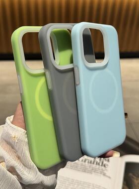 gsafe磁吸充电适用15小米14ultra液态硅胶14手机壳K80红米K70pro