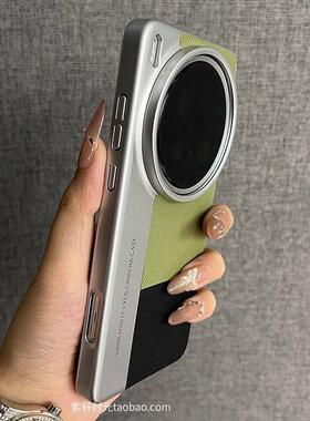 个性撞色拼接科纳皮适用OPPOFindx8一加13T手机壳X8s防滑X8pro小众findx8ultra创意艺术感大孔PC硬壳高级感女