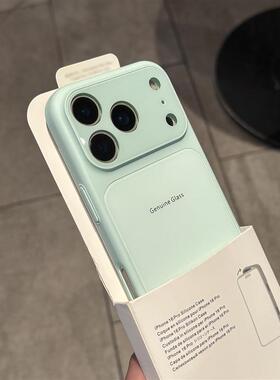 必冲呀~薄荷曼波绿秒变17大视窗冰晶康宁玻璃奢华适用苹果17proma