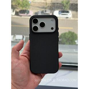 MagSafe磁吸科技织物手机壳适用iPhone16苹果17promax黑色15商务plus防摔14硅胶13布纹Air磨砂12高级质感全包