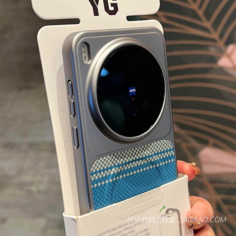 磁吸秒变17适用K90promax小米17pro手机壳碳纤维凯夫拉格纹防摔高级感电镀钛灰色拼接硬壳简约散热男无线充电