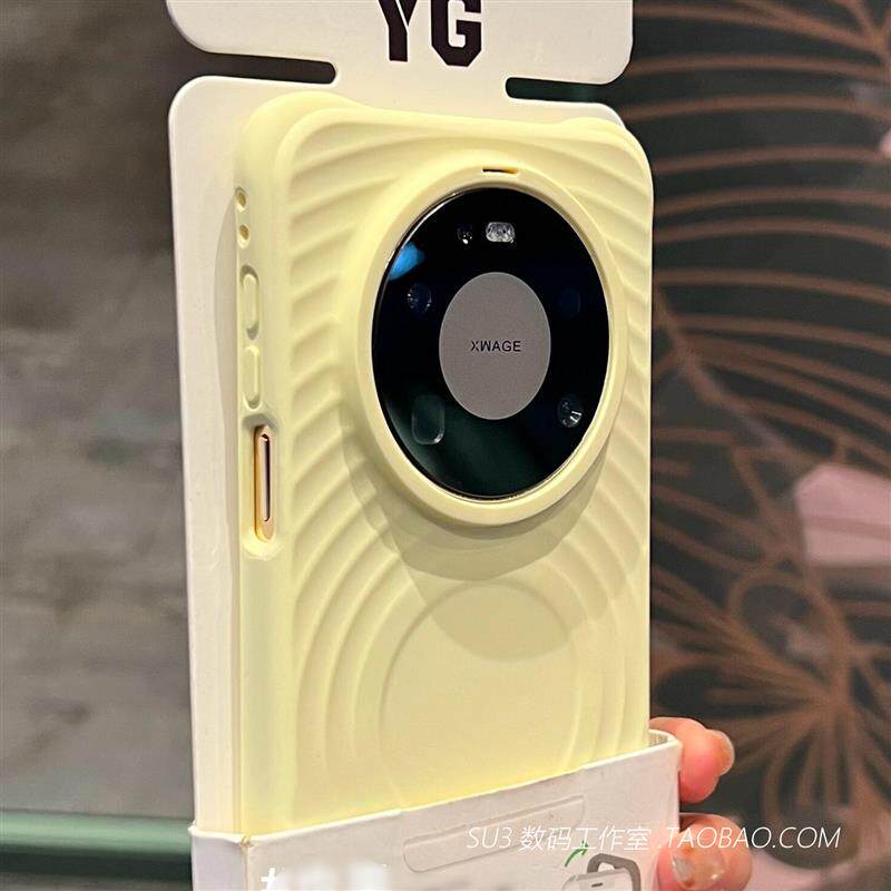 磁吸充电适用小米17promax手机壳17pro高级感15波漾液态硅胶14不会发黄13耐脏四角防摔奶油黄色软糯新款网红