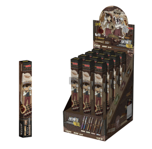 名侦探柯南推理笔记破晓版第8弹盲盒笔按动中性笔黑色学生写字笔