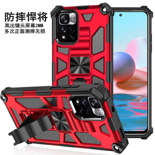 适用红米Note11pro手机壳5G国际版三防摔潮牌note10Pro男款车载磁吸+隐形支架note12pro保护套创意个性新品外
