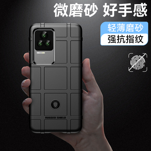 适用红米k40s手机壳5G三防摔滑k50气囊pro内置防爆k50pro男款个性保护套TPU软外壳por磨砂指环马盖普
