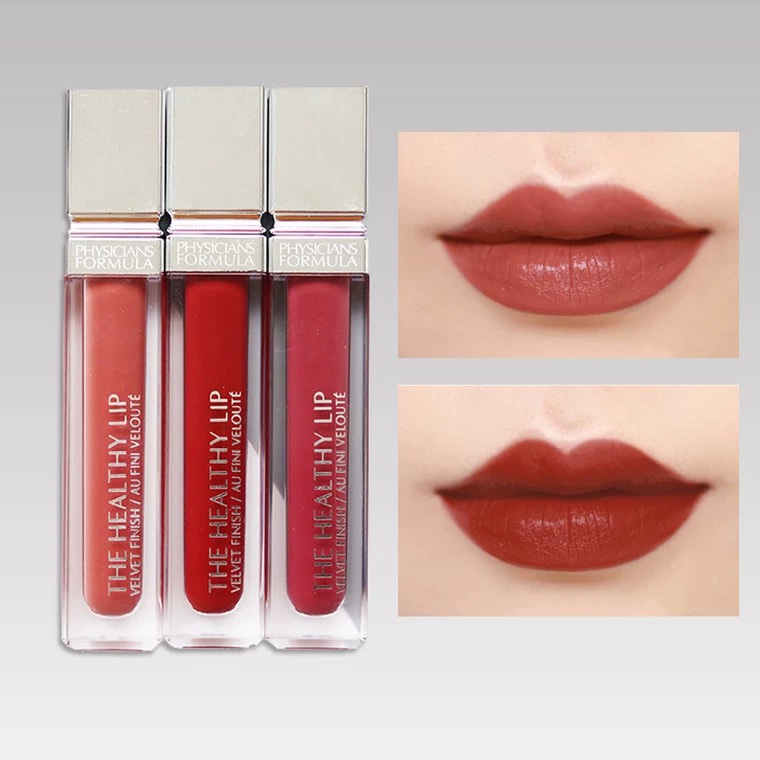 physicians formula元气丝绒雾面美国pf哑光唇釉口红加州夜色枸杞