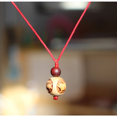 桃木超小吊坠雕刻三合六项链红绳本命年猪兔羊虎马狗蛇鸡牛猴鼠龙