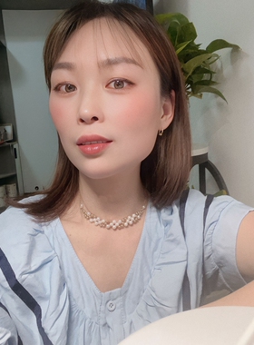 天然珍珠编织女简单遮疤痕