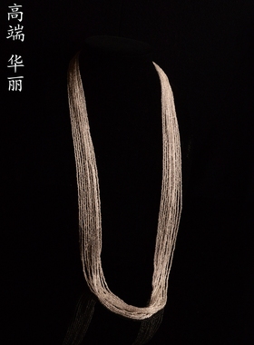 热夏至未至华丽流苏日本毛衣项链