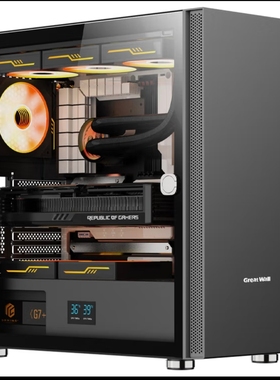 长城阿基米德KM9PRO V2屏显版灰色机箱数字屏显功能/E-ATX主板