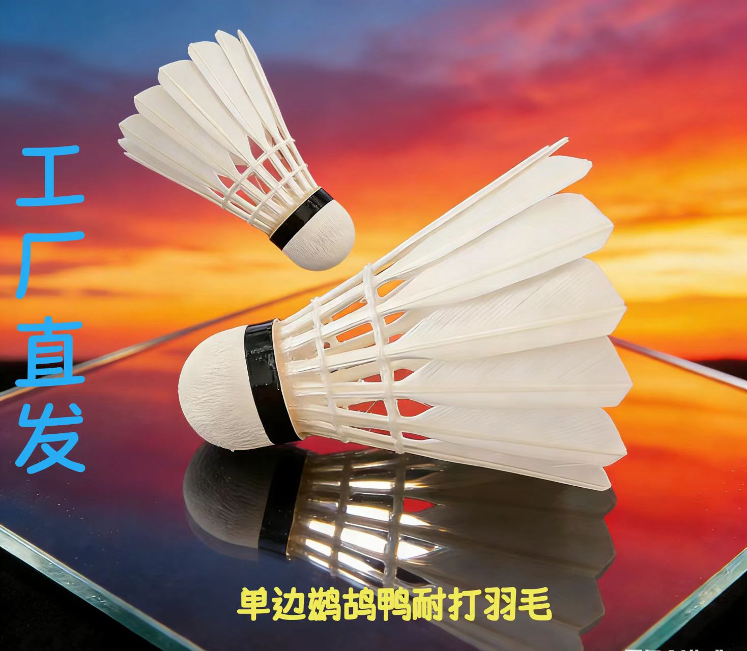 羽毛球单边耐打王飞行稳定羽毛球