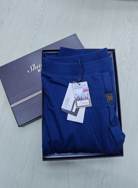 舒尔丹男士冬款加绒加厚保暖裤发热纤维一条过冬87138