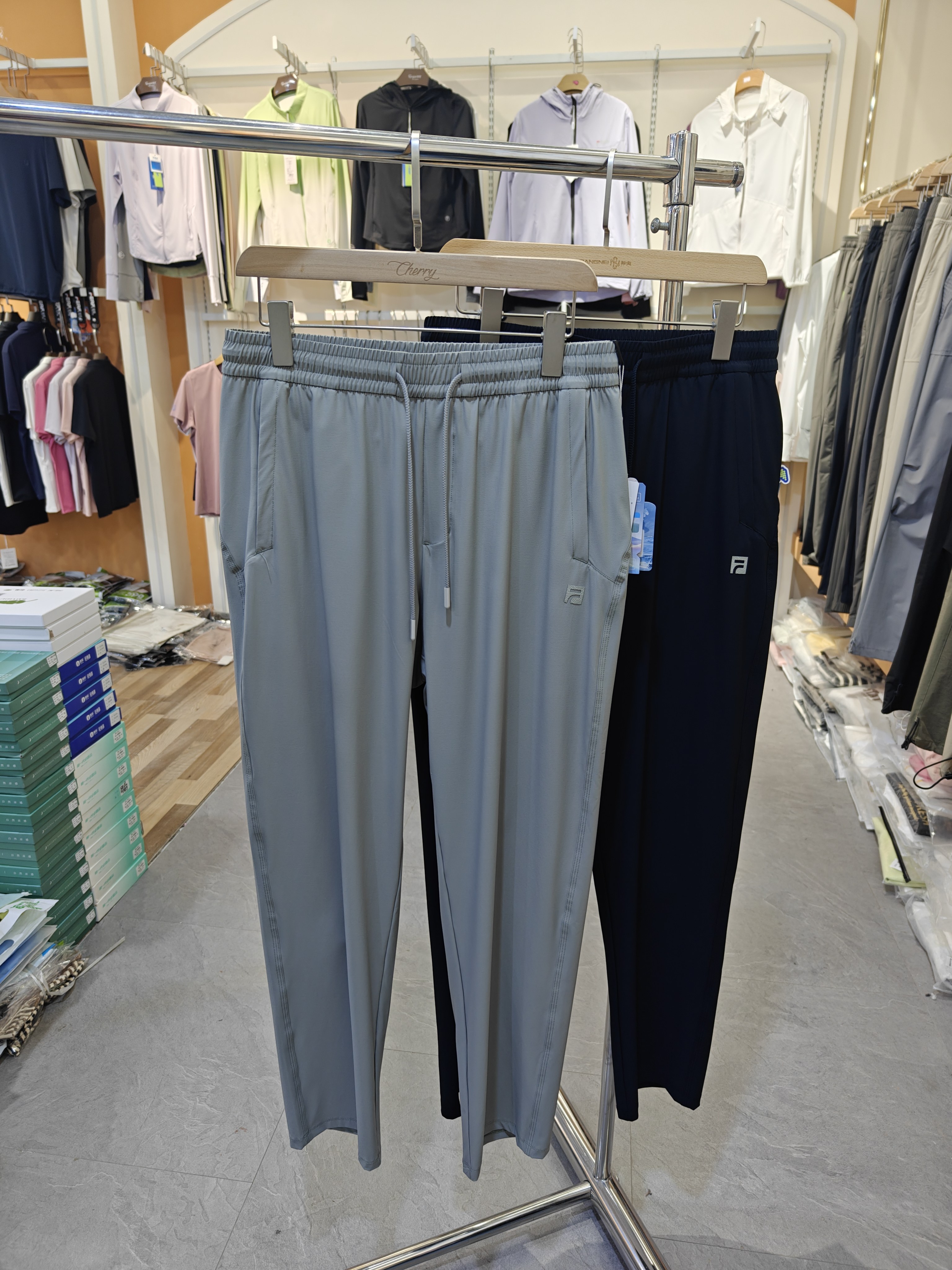 2026轻系8019夏新款男士速干裤户外运动休闲长裤薄款透气速干裤