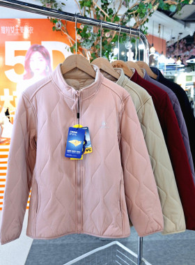 冰川时代2025冬新款2508女长袖立领绵羊毛厚棉衣休闲保暖棉服外套