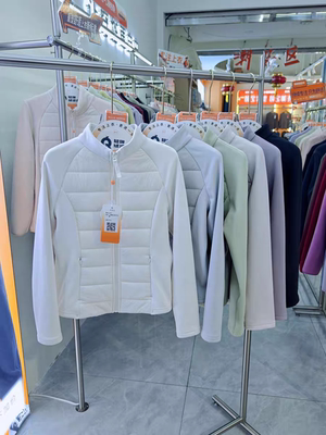 清仓不退换猫有范冬新款女立领长袖羊毛修身小蛮腰轻薄棉外套8879