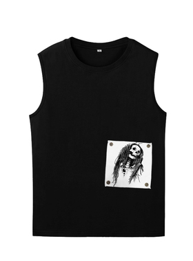 bob marley john lennon切格瓦拉爱和平摇滚音乐无袖坎肩背心T恤