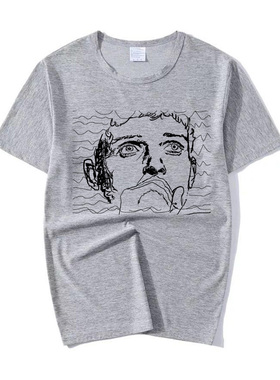 joy division快乐分裂Ian Curtis伊安柯蒂斯后朋克圆领短袖T恤