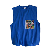 涅槃乐队柯本nirvana grunge车库摇滚朋克纯棉无袖 坎肩背心T恤