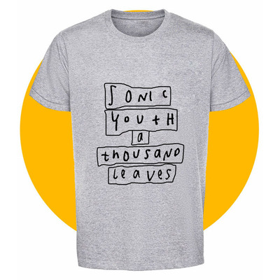 sonic youth a thousand leaves 音速青年 千叶 朋克印花短袖T恤