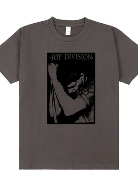 joy division Ian Curtis post punk 摇滚乐队印花纯棉T体恤衫