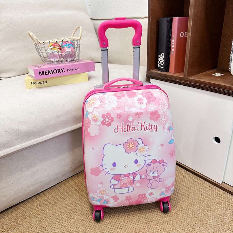 16寸登机旅行箱子行李礼品物儿童小型拉杆男女孩可爱凯蒂猫Kiitty