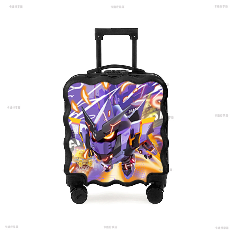 儿童拉杆箱男女孩小型密码18寸行李万向轮旅行蛋仔机甲龙魂战神烬