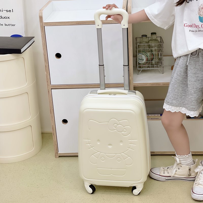 16寸登机旅行箱子行李礼品物儿童小型拉杆男女孩密码凯蒂猫Kiitty