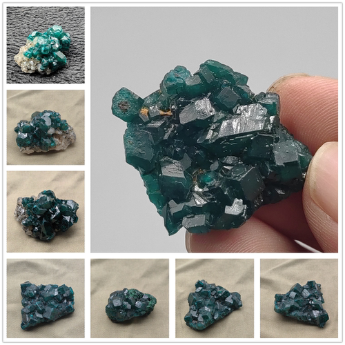 结晶体翠铜矿石头矿物晶体