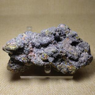 天然黄铜原石方铅矿晶体矿标矿物晶体L80摆件地质教学