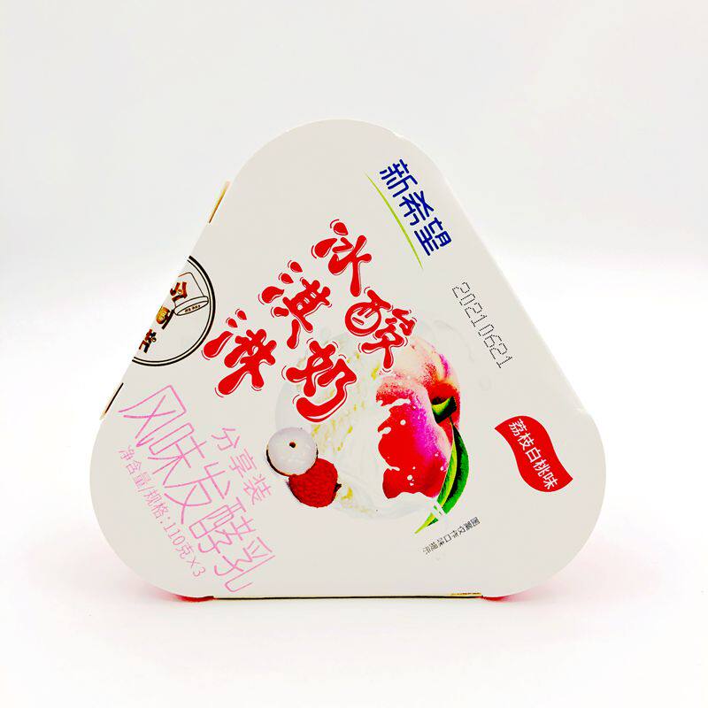 新希望南山荔枝白桃味冰淇淋酸奶风味发酵乳110g*6/9/12杯特惠装