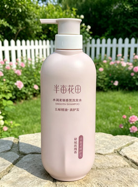 半亩花田精油香氛洗护套装三件套控油蓬松花香洗发水沐浴露护发素