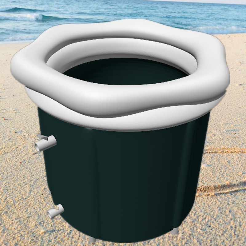 跨境热卖冰浴桶成人泡澡桶家用充气折叠浴缸便携冰桶ice Bath tub