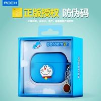 Airpods защитные рукава Airpodspro Apple Наушники Set Doraemon Rockairpods 3 поколения жидкость силикона Bluetooth Беспроводная шва