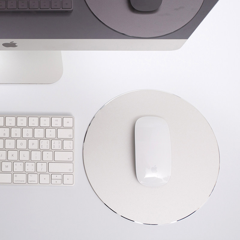 金属鼠标垫铝合金硬小号办公家用笔记本电脑游戏桌垫电竞加厚硬垫