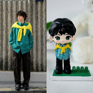 王一博同款周边卡通手办玩偶盲盒潮玩公仔摆件生日礼物发图定制