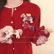 本命年可爱布艺小马胸针女新年氛围感配衣服帽子装 饰别针胸花饰品