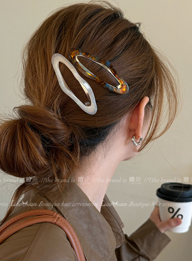 韩系复古碎发夹头饰前额刘海夹2025新款高级感网红侧边bb夹子发卡