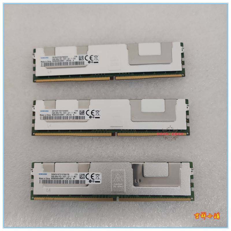 三星64g 4dr×4 pc4-2400t 2666v ddr4 ecc reg lrdimm服务