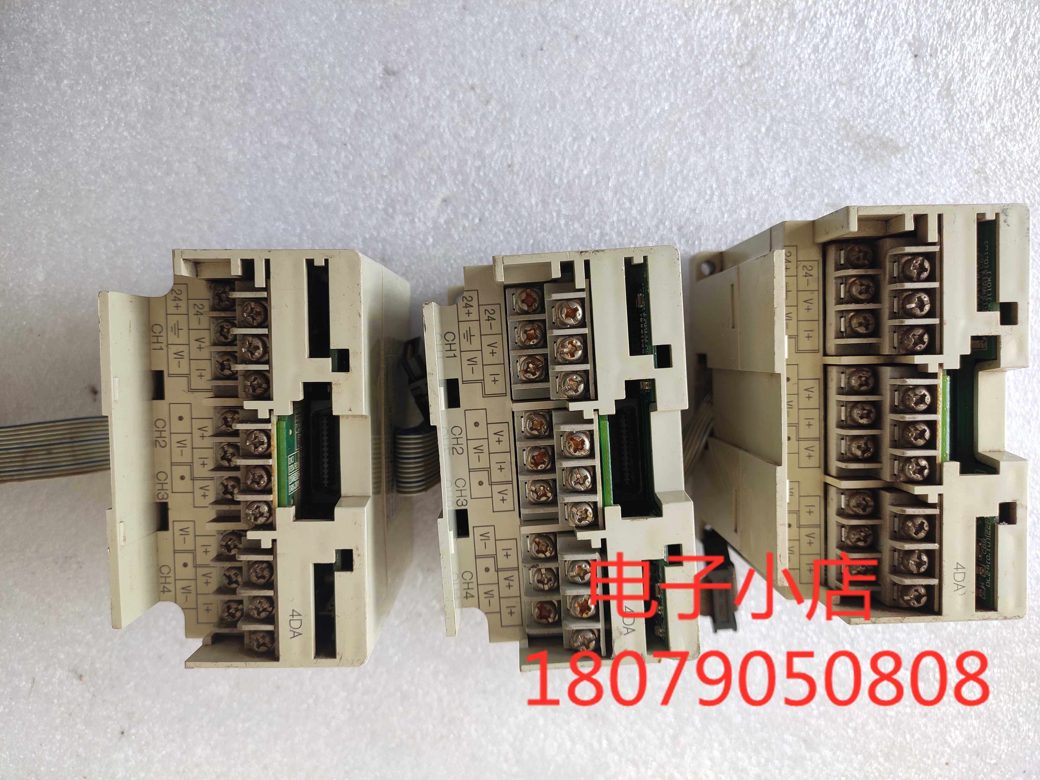 原装拆机 plc模拟量模块fx2n-4da 现货包好 成色新 实物拍摄议价